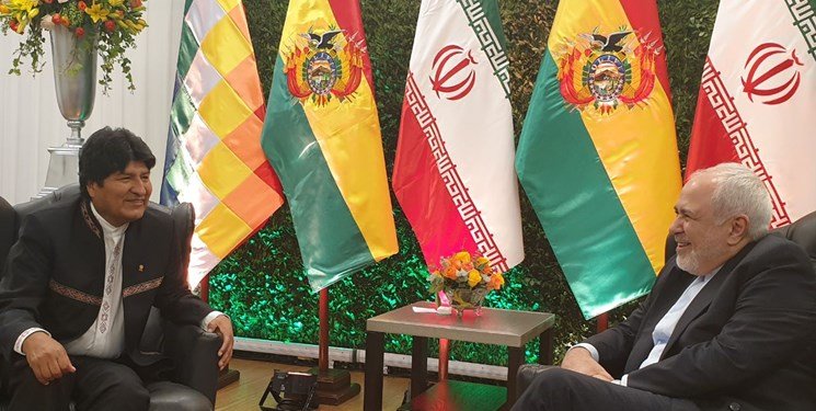 دیدار ظریف با رئیس‌جمهور بولیوی