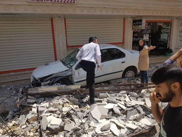 تصاویر جدید از خسارت زلزله در مسجدسلیمان