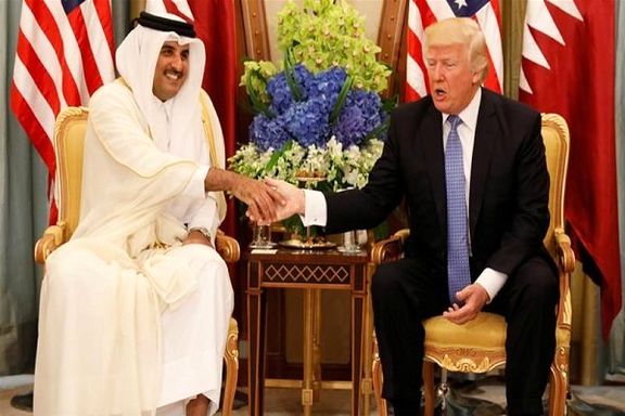 دیدار ترامپ و امیر قطر