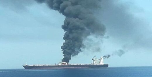 انفجار نفتکش ایرانی