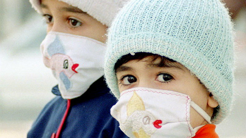 آلودگی هوا برای کودکان