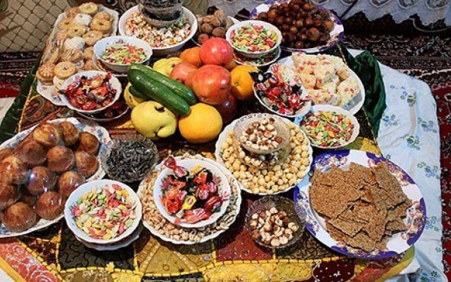 خوراکی های شب یلدا